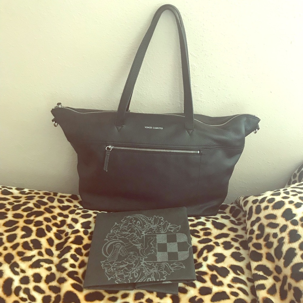 Vince Camuto Leather TravelTote
